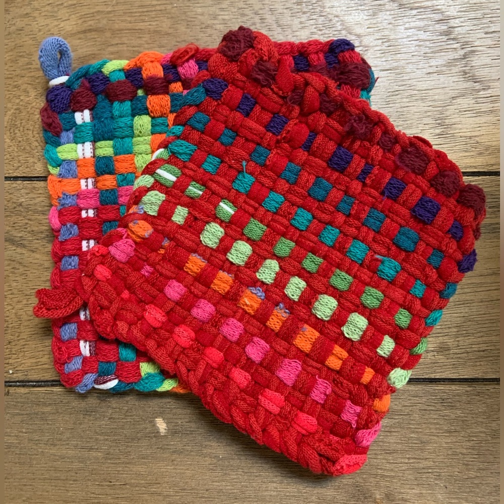 COPY - Handcrafted Rainbow Pot Holders